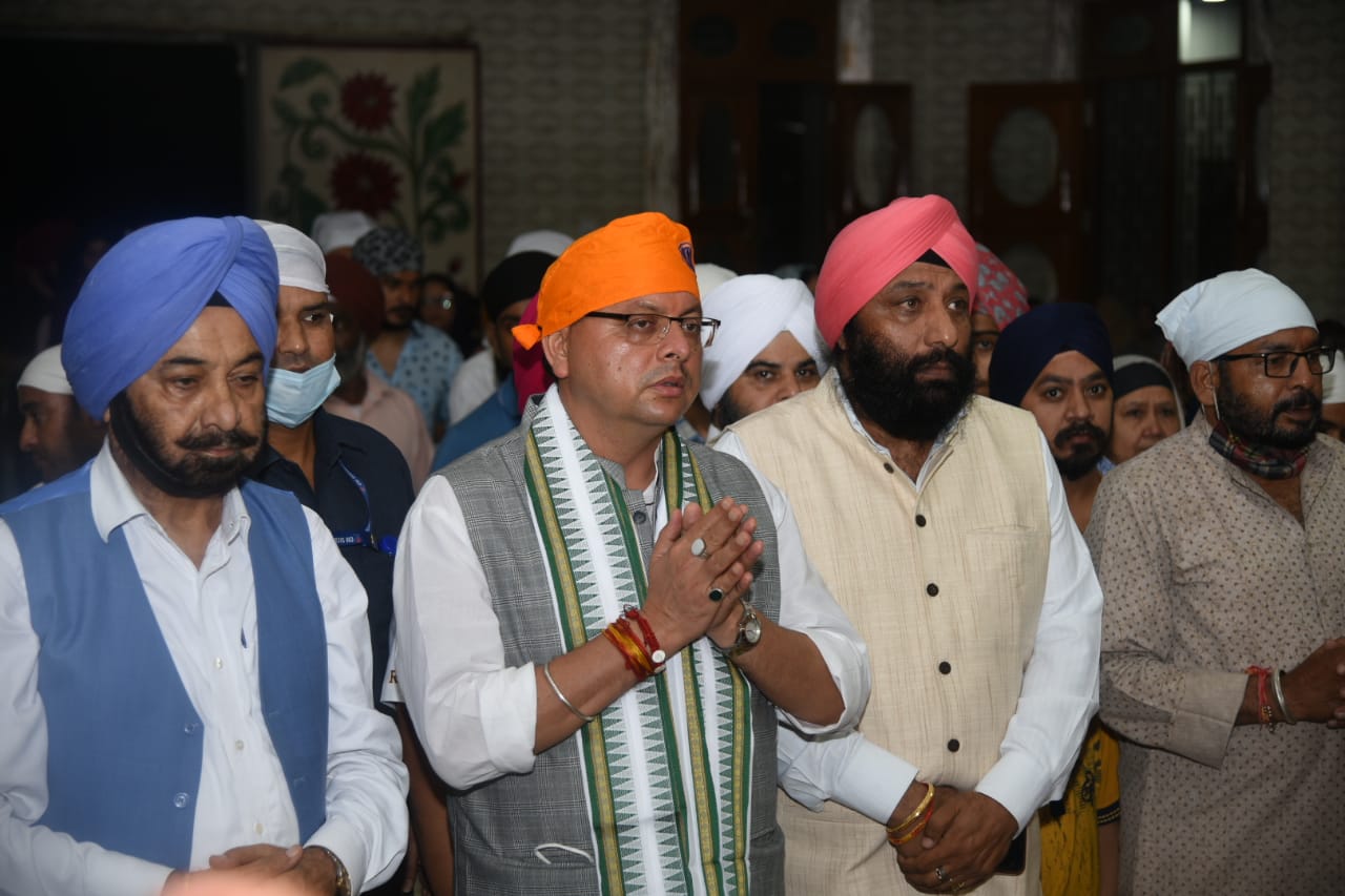 CM ने गुरुद्वारा नानकसर में लिया गुरु का आशीर्वाद